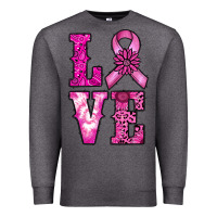 Charcoal Heather cancer love Premium Sweatshirt - RanaPortraitStore