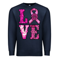 Navy cancer love Premium Sweatshirt - RanaPortraitStore