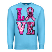 Ocean Blue cancer love Premium Sweatshirt - RanaPortraitStore