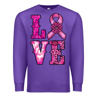 Purple cancer love Premium Sweatshirt - RanaPortraitStore
