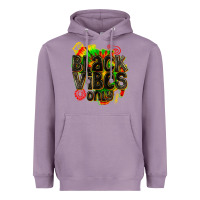 Lavender black vibes only Heavyweight Hoodie - texasbilliewilder