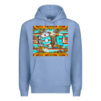 Colony Blue western love nurse tumbler Premium Hoodie - BundleAndBundleShop