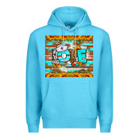 Ocean Blue western love nurse tumbler Premium Hoodie - BundleAndBundleShop