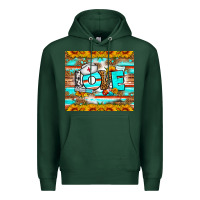 Sports Green western love nurse tumbler Premium Hoodie - BundleAndBundleShop