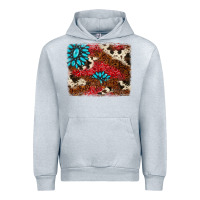 Heather Grey gemstone cowhide background Urban Hoodie - AdoDesignShop