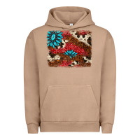 Pigment Burro gemstone cowhide background Urban Hoodie - AdoDesignShop