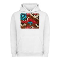 Pigment Lunar Rock gemstone cowhide background Urban Hoodie - AdoDesignShop