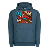 Pigment Midnight Navy gemstone cowhide background Urban Hoodie - AdoDesignShop