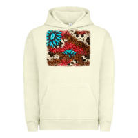 Pigment Pistachio gemstone cowhide background Urban Hoodie - AdoDesignShop