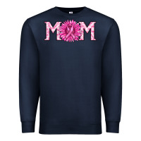 Navy breast cancer mom Premium Sweatshirt - RanaPortraitStore