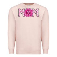 Pale Pink breast cancer mom Premium Sweatshirt - RanaPortraitStore