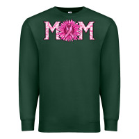 Sports Green breast cancer mom Premium Sweatshirt - RanaPortraitStore