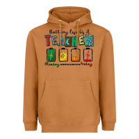 Meerkat battery life of a teacher Heavyweight Hoodie - Zillion Design Studio