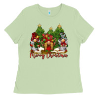 Matcha merry christmas gnomies Ladies Tee - BarkalooDesign