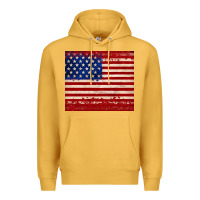 Mustard american flag tumbler Premium Hoodie - JahusDesignShop