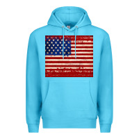 Ocean Blue american flag tumbler Premium Hoodie - JahusDesignShop