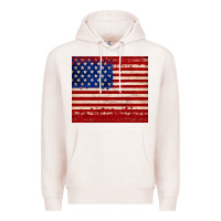 Pale Pink american flag tumbler Premium Hoodie - JahusDesignShop