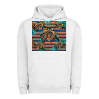 Pigment Lunar Rock bucking bronco serape turquoise Urban Hoodie - Artiststas