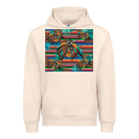 Sandshell bucking bronco serape turquoise Urban Hoodie - Artiststas