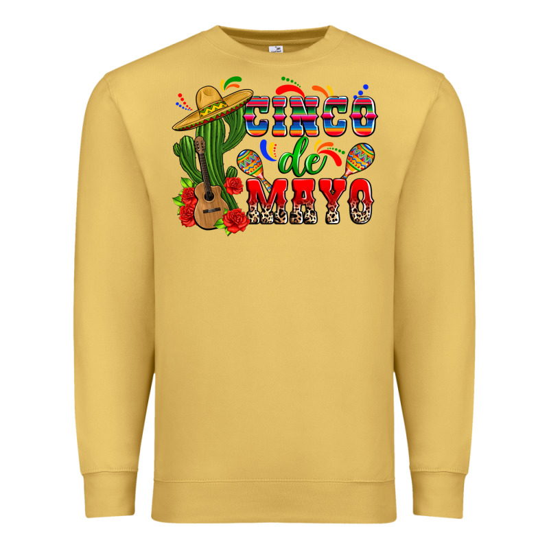 Cinco De Mayo Cactus Premium Sweatshirt by Zillion Design Studio | Teevron