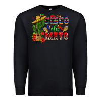 Black cinco de mayo cactus Premium Sweatshirt - Zillion Design Studio