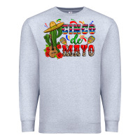 Heather Grey cinco de mayo cactus Premium Sweatshirt - Zillion Design Studio