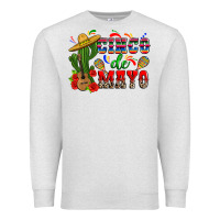 Oatmeal Heather cinco de mayo cactus Premium Sweatshirt - Zillion Design Studio