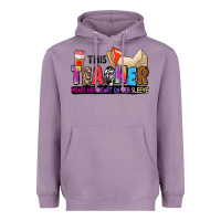 Lavender this teacher wears her heart on her sleeve Heavyweight Hoodie - Zillion Design Studio