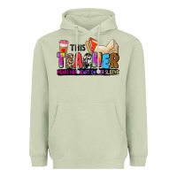 Matcha this teacher wears her heart on her sleeve Heavyweight Hoodie - Zillion Design Studio