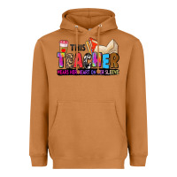 This Teacher Wears Her Heart On Her Sleeve Heavyweight Hoodie | Teevron