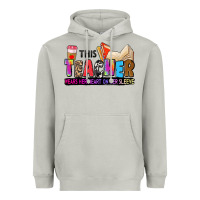 Moon Dust this teacher wears her heart on her sleeve Heavyweight Hoodie - Zillion Design Studio