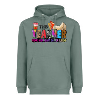 Sage this teacher wears her heart on her sleeve Heavyweight Hoodie - Zillion Design Studio