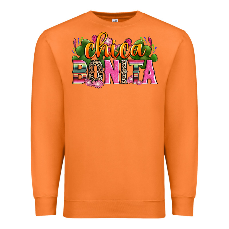 Chica Bonita Premium Sweatshirt by Zillion Design Studio | Teevron