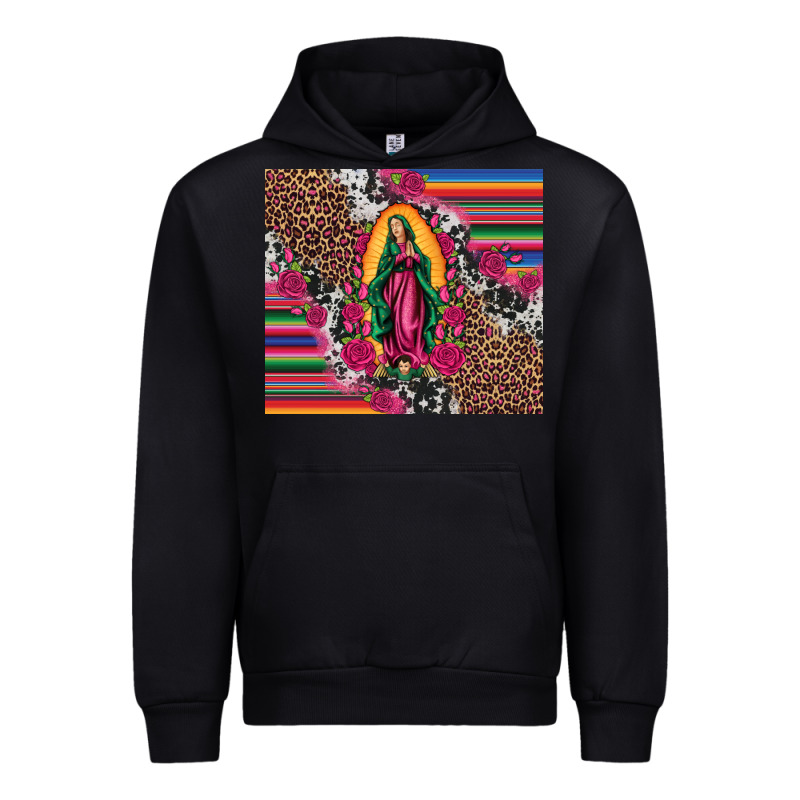 Our Lady Of Guadalupe Serape Background Tumbler Urban Hoodie by Artiststas | Teevron