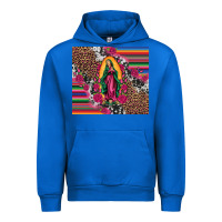 Cobalt our lady of guadalupe serape background tumbler Urban Hoodie - Artiststas