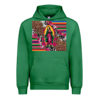 Emerald our lady of guadalupe serape background tumbler Urban Hoodie - Artiststas