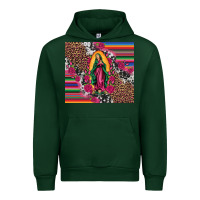 Forest Green our lady of guadalupe serape background tumbler Urban Hoodie - Artiststas