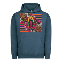 Pigment Midnight Navy our lady of guadalupe serape background tumbler Urban Hoodie - Artiststas