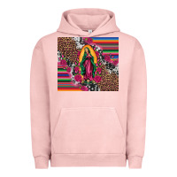 Pigment Salmon our lady of guadalupe serape background tumbler Urban Hoodie - Artiststas