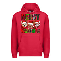 Cardinal merry woofmas dogs Premium Hoodie - Jasminsmagicworld