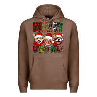 Chestnut merry woofmas dogs Premium Hoodie - Jasminsmagicworld