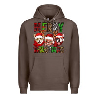 Coffee merry woofmas dogs Premium Hoodie - Jasminsmagicworld