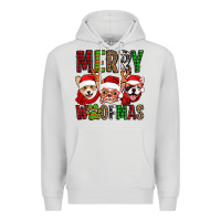 Dove Grey merry woofmas dogs Premium Hoodie - Jasminsmagicworld