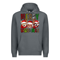 Rock merry woofmas dogs Premium Hoodie - Jasminsmagicworld