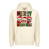 Sandshell merry woofmas dogs Premium Hoodie - Jasminsmagicworld