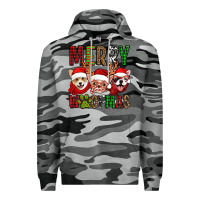 Slate Camo merry woofmas dogs Premium Hoodie - Jasminsmagicworld
