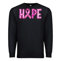 Black breast cancer hope Premium Sweatshirt - RanaPortraitStore