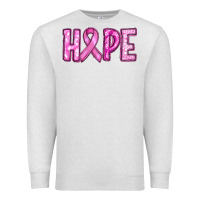 Oatmeal Heather breast cancer hope Premium Sweatshirt - RanaPortraitStore