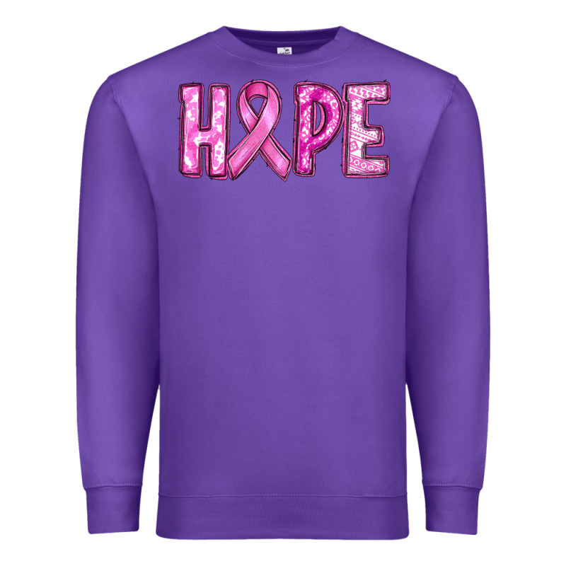 Breast Cancer Hope Premium Sweatshirt by RanaPortraitStore | Teevron
