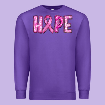 Breast Cancer Hope Premium Sweatshirt Designed By Ranaportraitstore